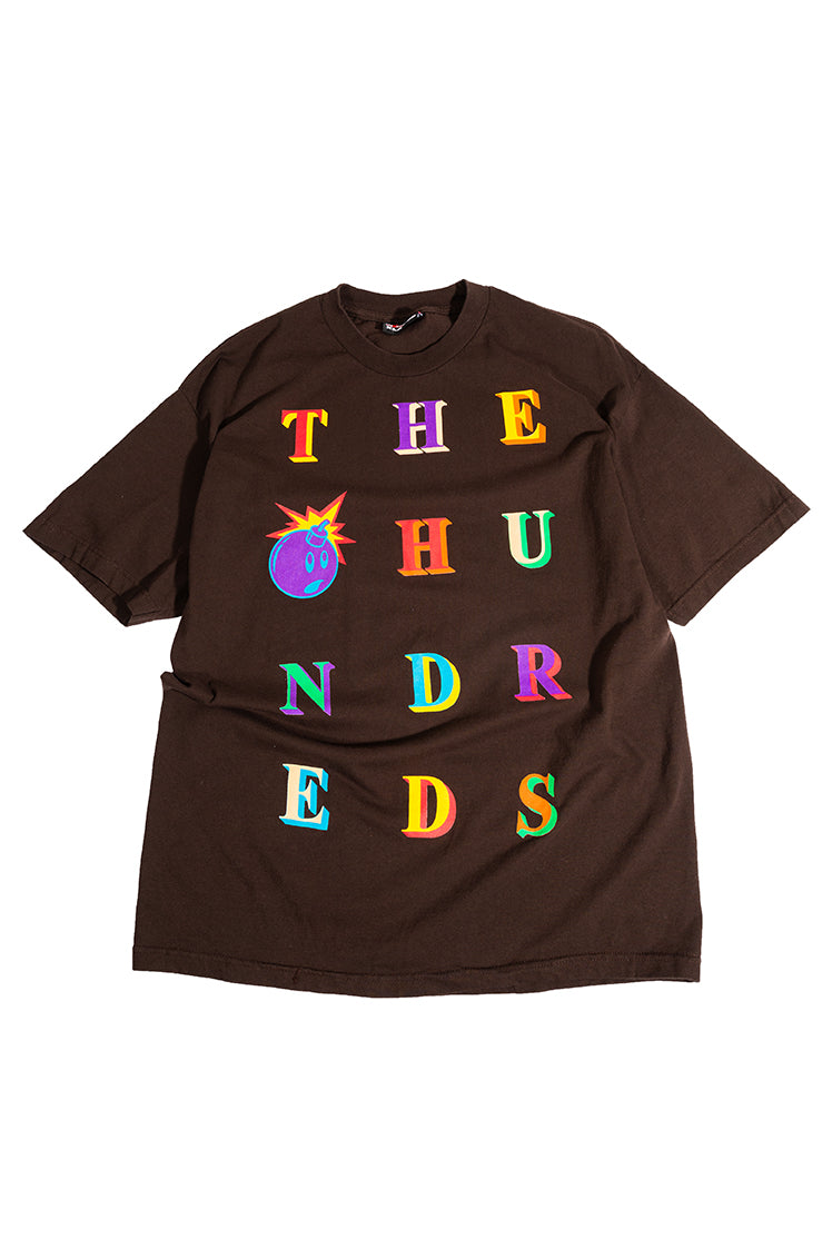 The Hundreds Custom T-Shirt Grafik Shirt Braun XL Vintage