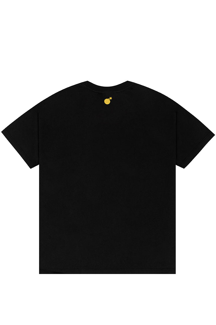 The Hundreds Graphic Tees Slant Collar T-Shirt Off White Baumwolle
