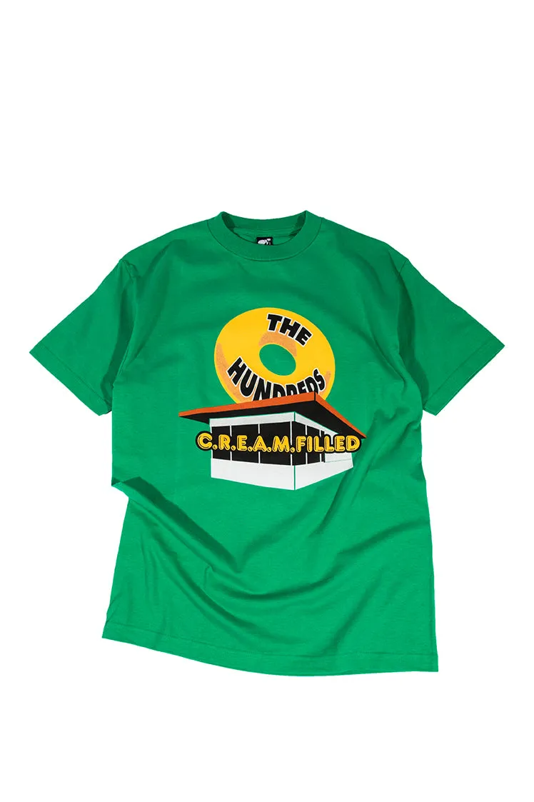 The Hundreds Cream Filled T-Shirt grün M Vintage