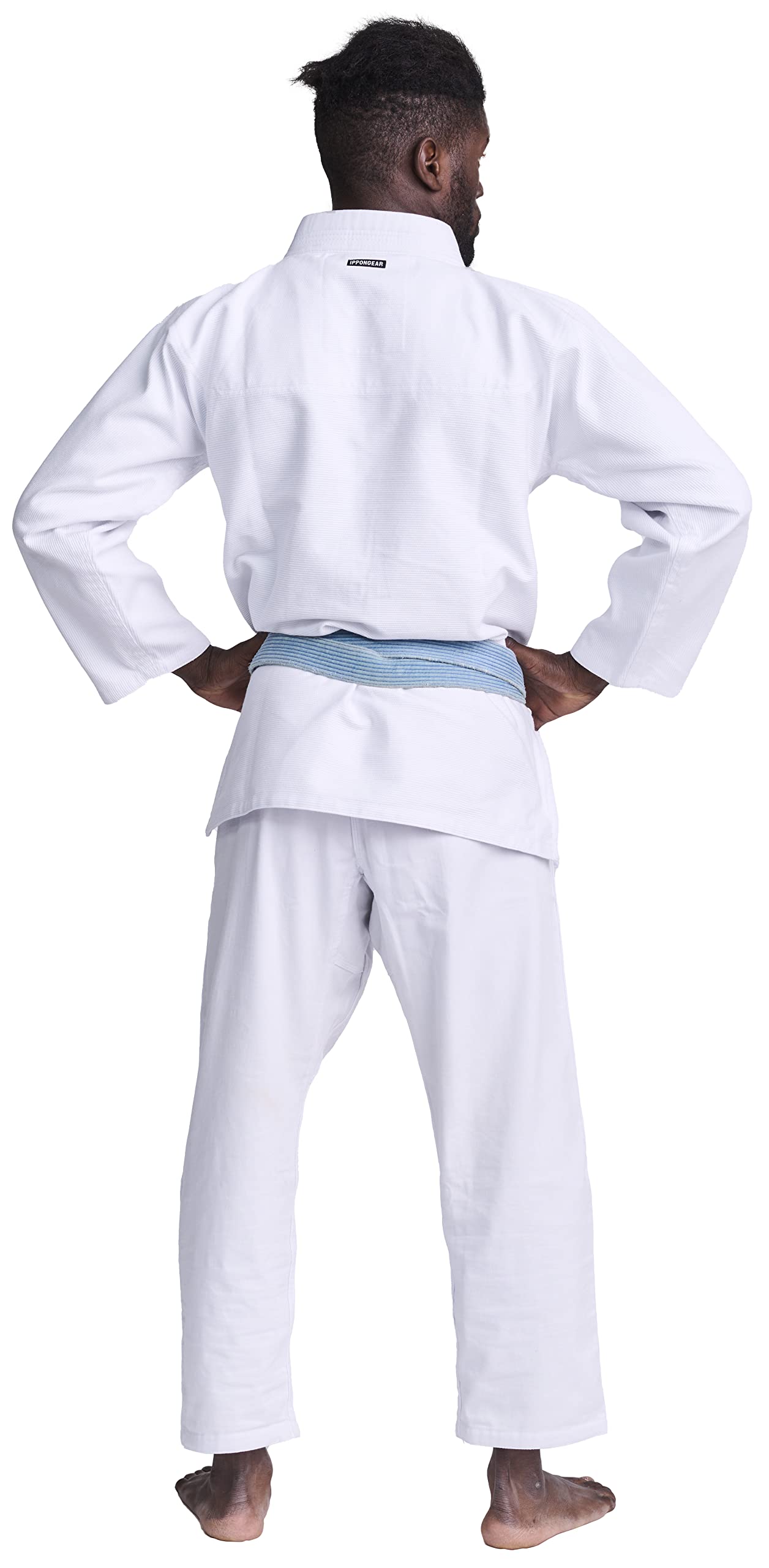 Ippon Gear Rookie BJJ-Anzug A1L Weiß mit Gürtel