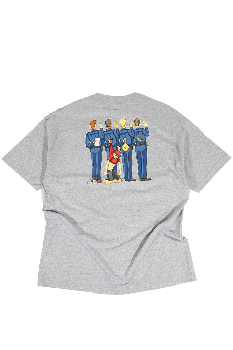 The Hundreds Graphic Tees Con Job T-Shirt Athletic Heather