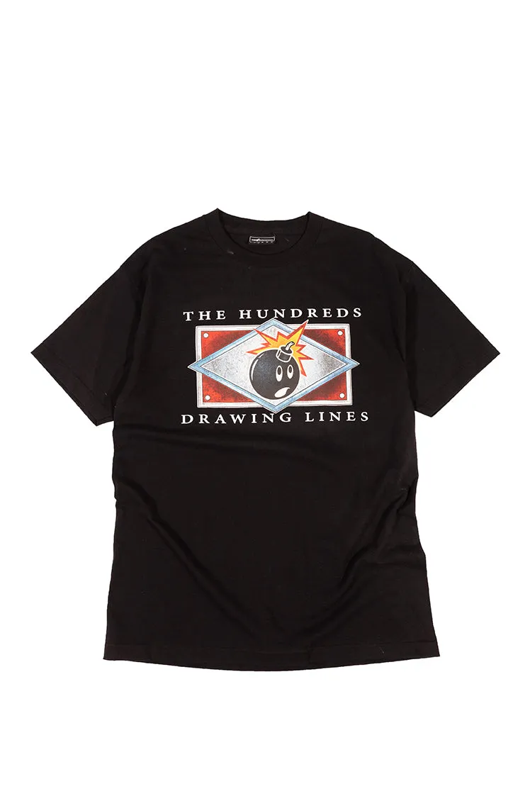 The Hundreds Coastal T-Shirt Schwarz L Surf Graphic