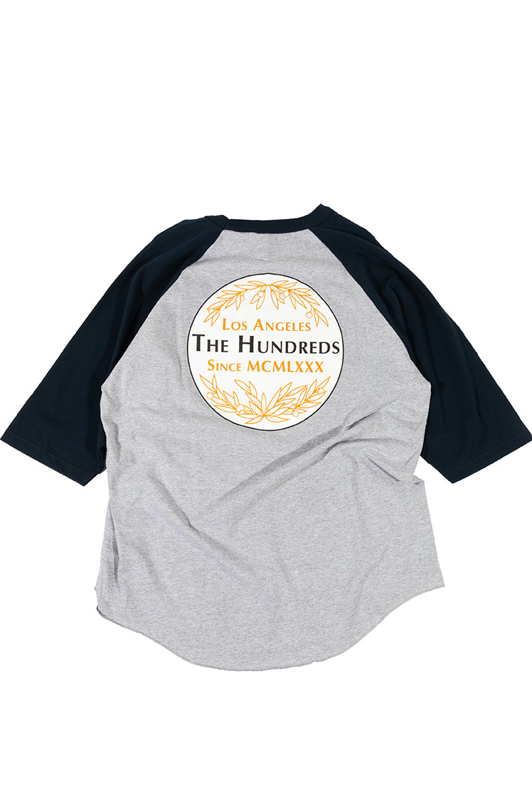 The Hundreds Graphic Tees MCMLXXX Baseball T-Shirt Heather XL