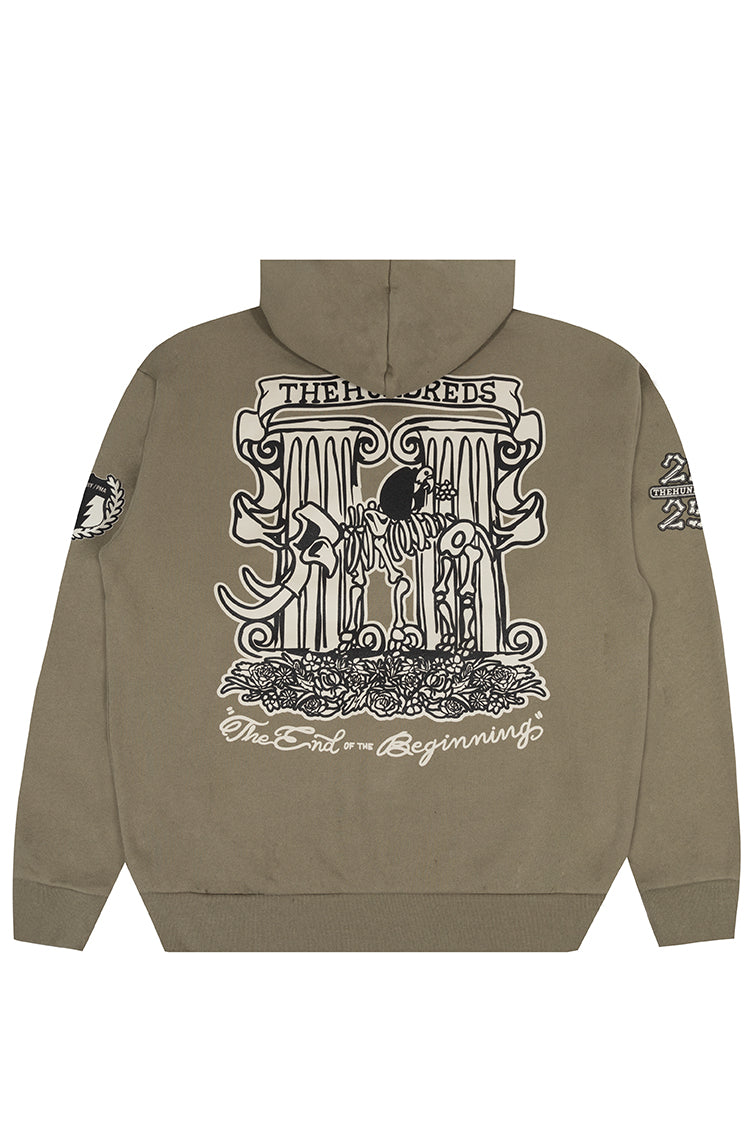 The Hundreds End of Beginning Pullover oliv Hoodie