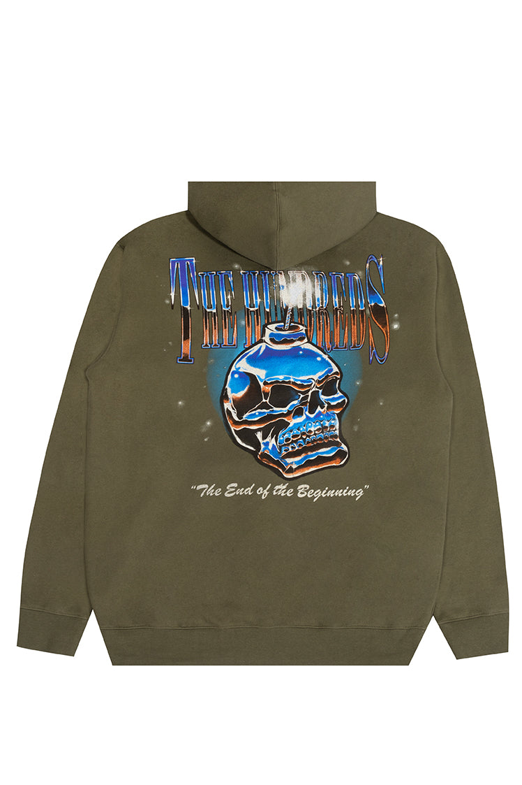 The Hundreds Chrome Bomb Pullover Hoodie Oliv
