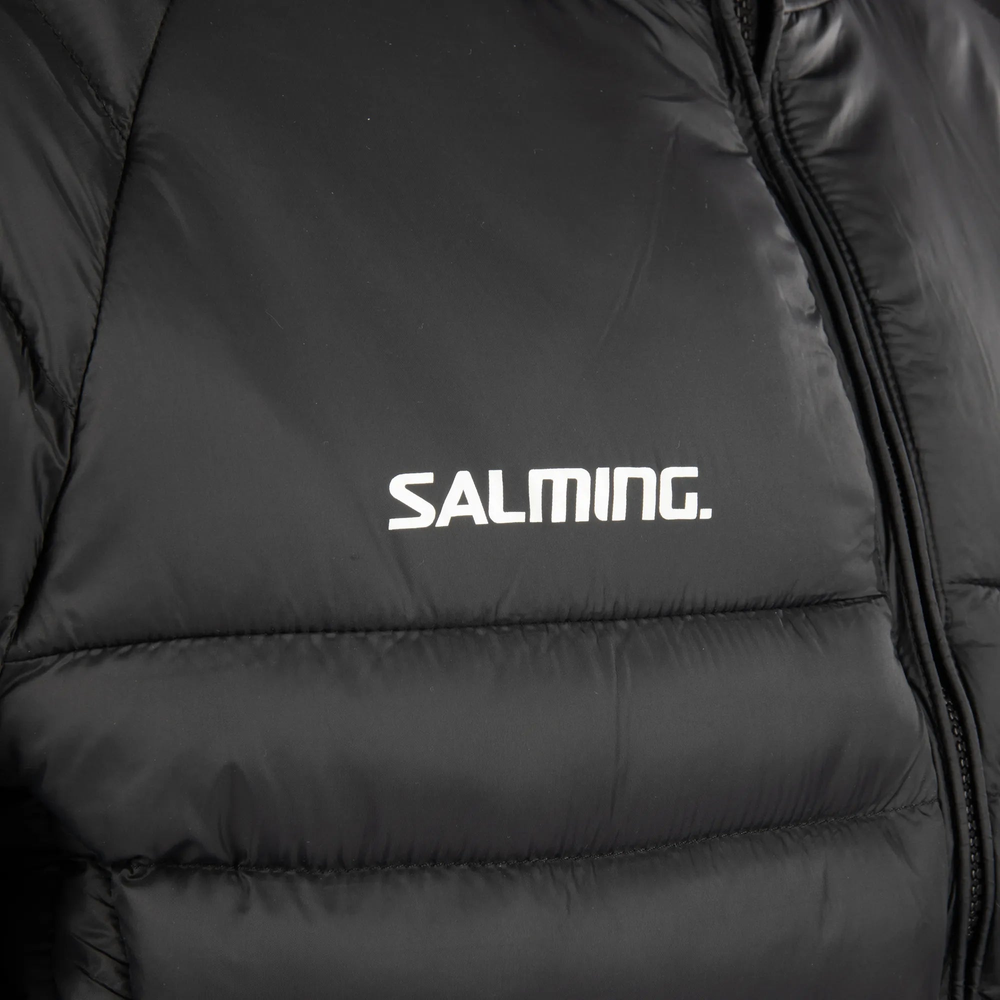 Salming Core Jacket Steppjacke Schwarz Kapuze
