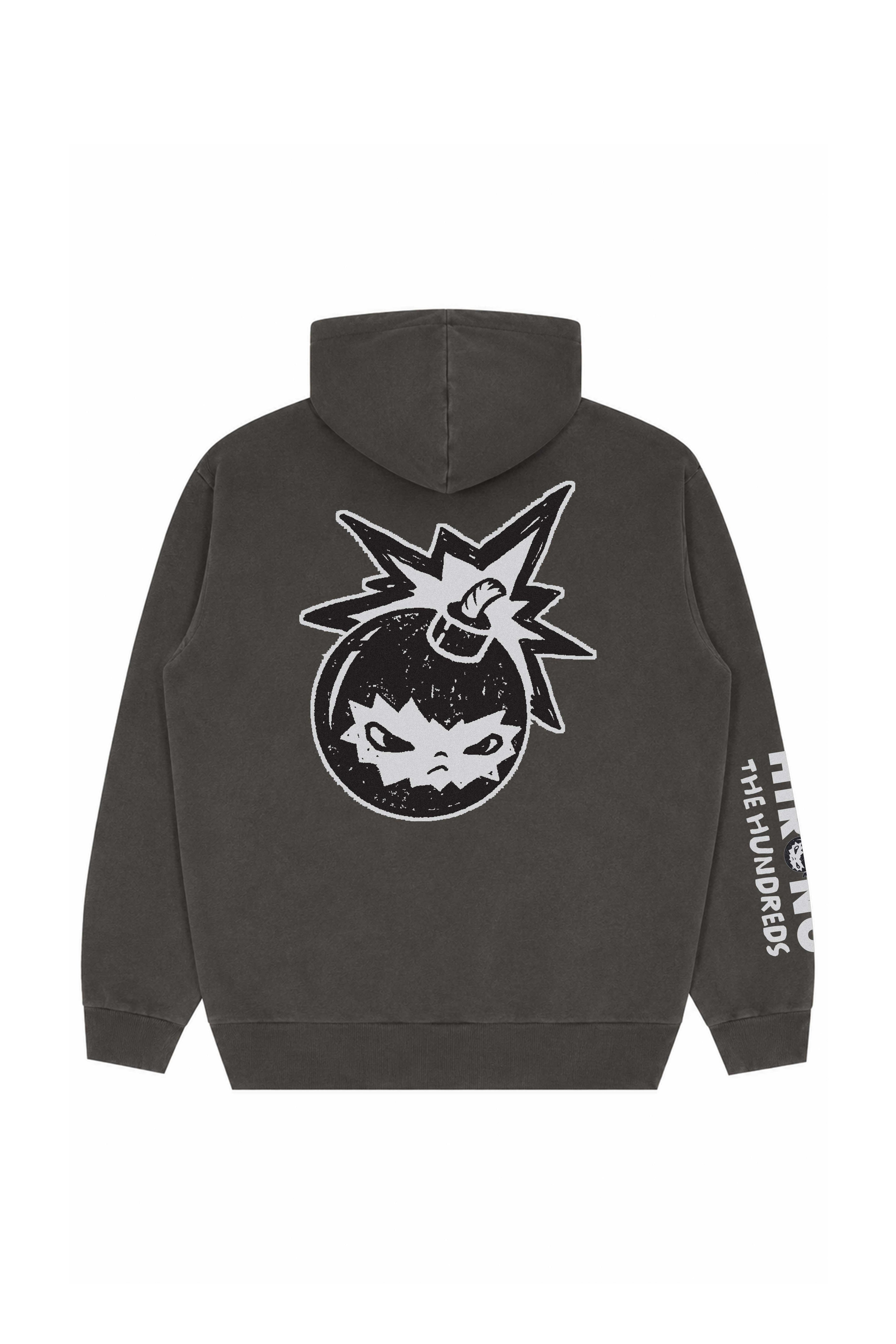 The Hundreds Hirono Bomb Sweatshirt Schwarz Kapuze
