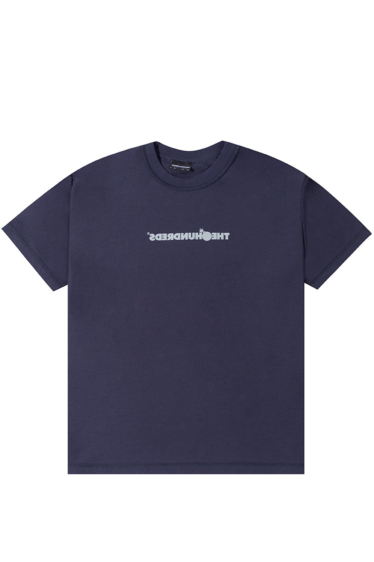 The Hundreds Reverse Bar T-Shirt navy Baumwolle XL