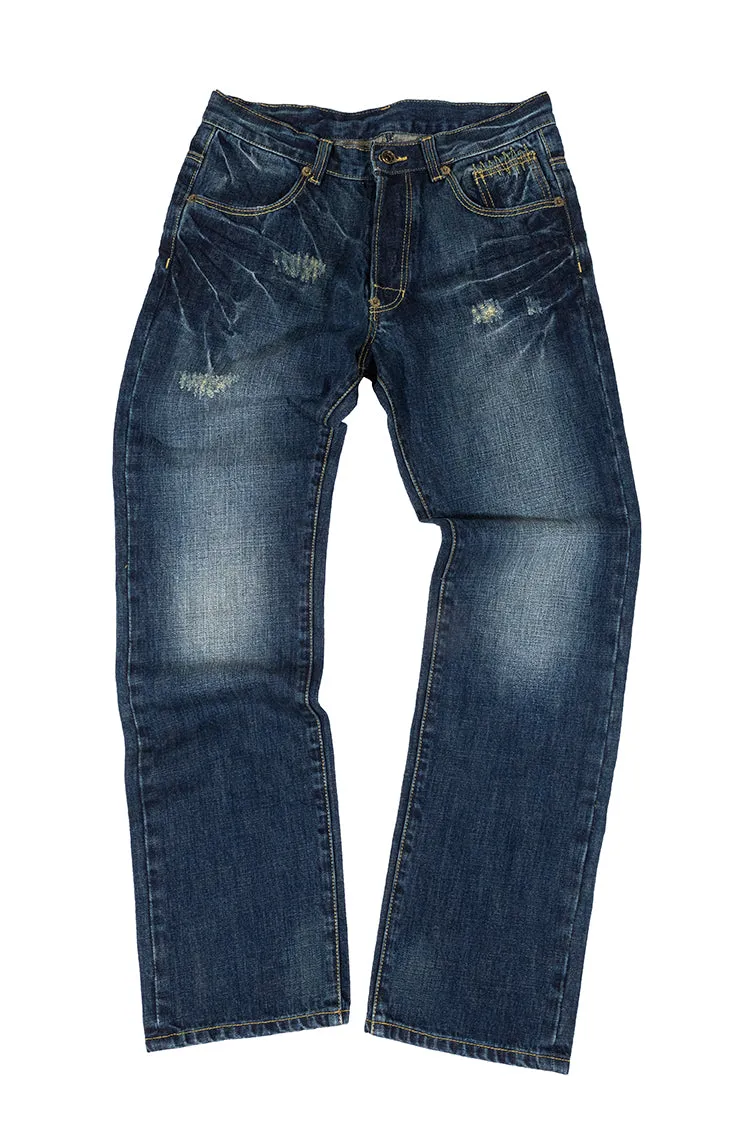 The Hundreds Jags Stitched Denim Jeans navy 32 Vintage Denim