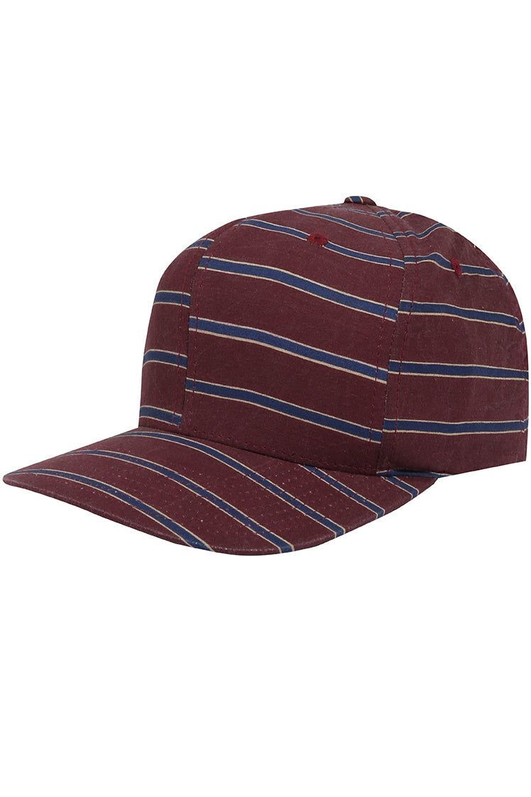 The Hundreds Headwear Striped Shirt Snapback Rot OS