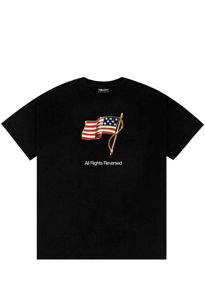 The Hundreds All Rights Reversed T-Shirt Schwarz Baumwolle