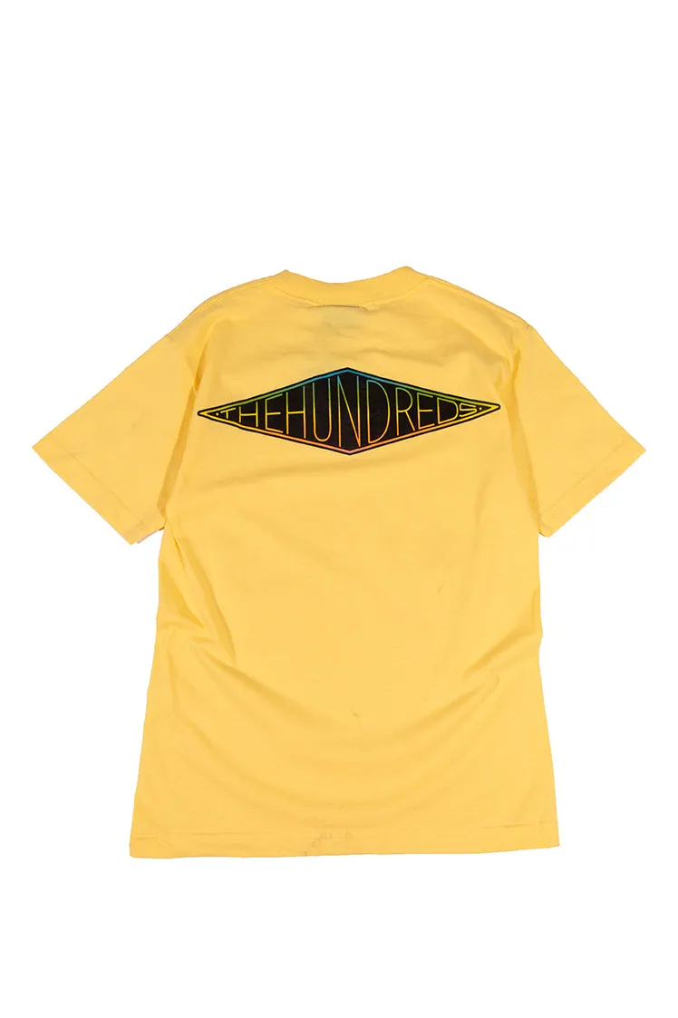 The Hundreds Gradient Scott T-Shirt Yellow S Vintage