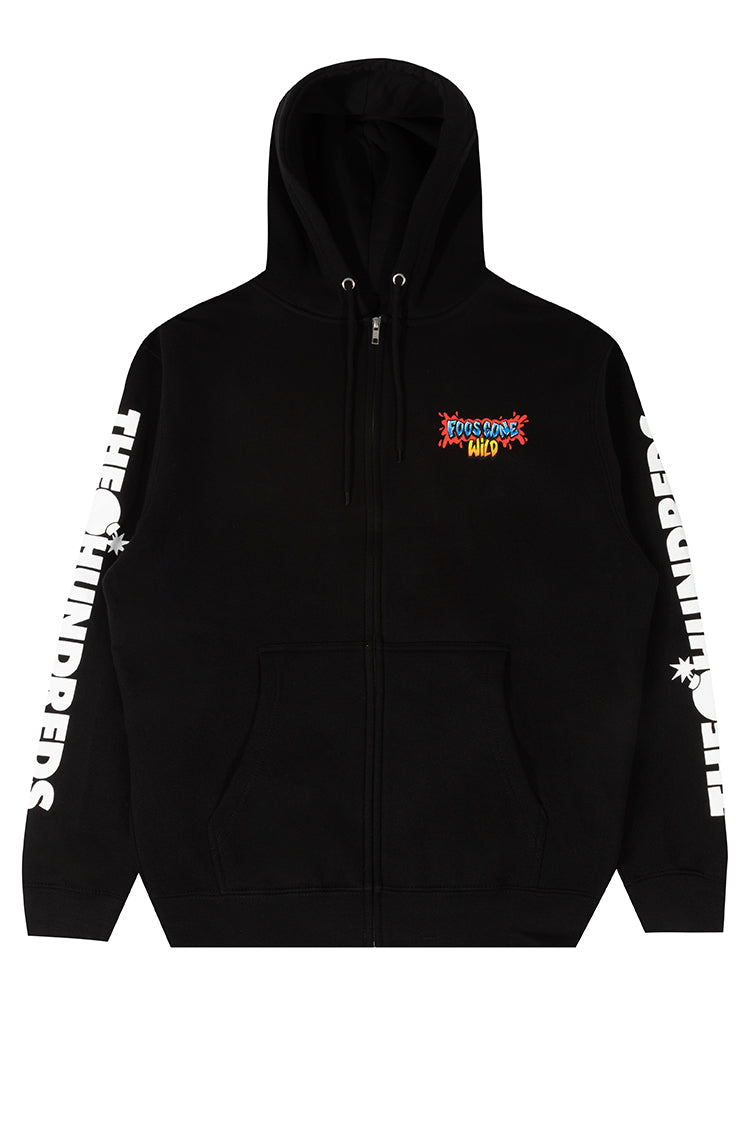 The Hundreds FGW Zip-Up Hoodie Schwarz Baumwolle