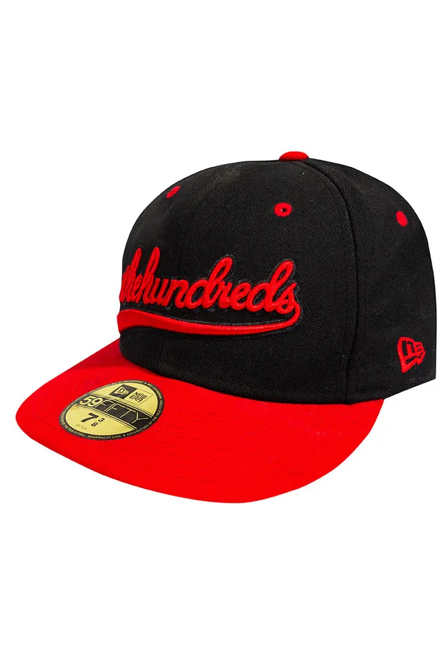 The Hundreds Script Fitted New Era Cap Schwarz 7 3/8