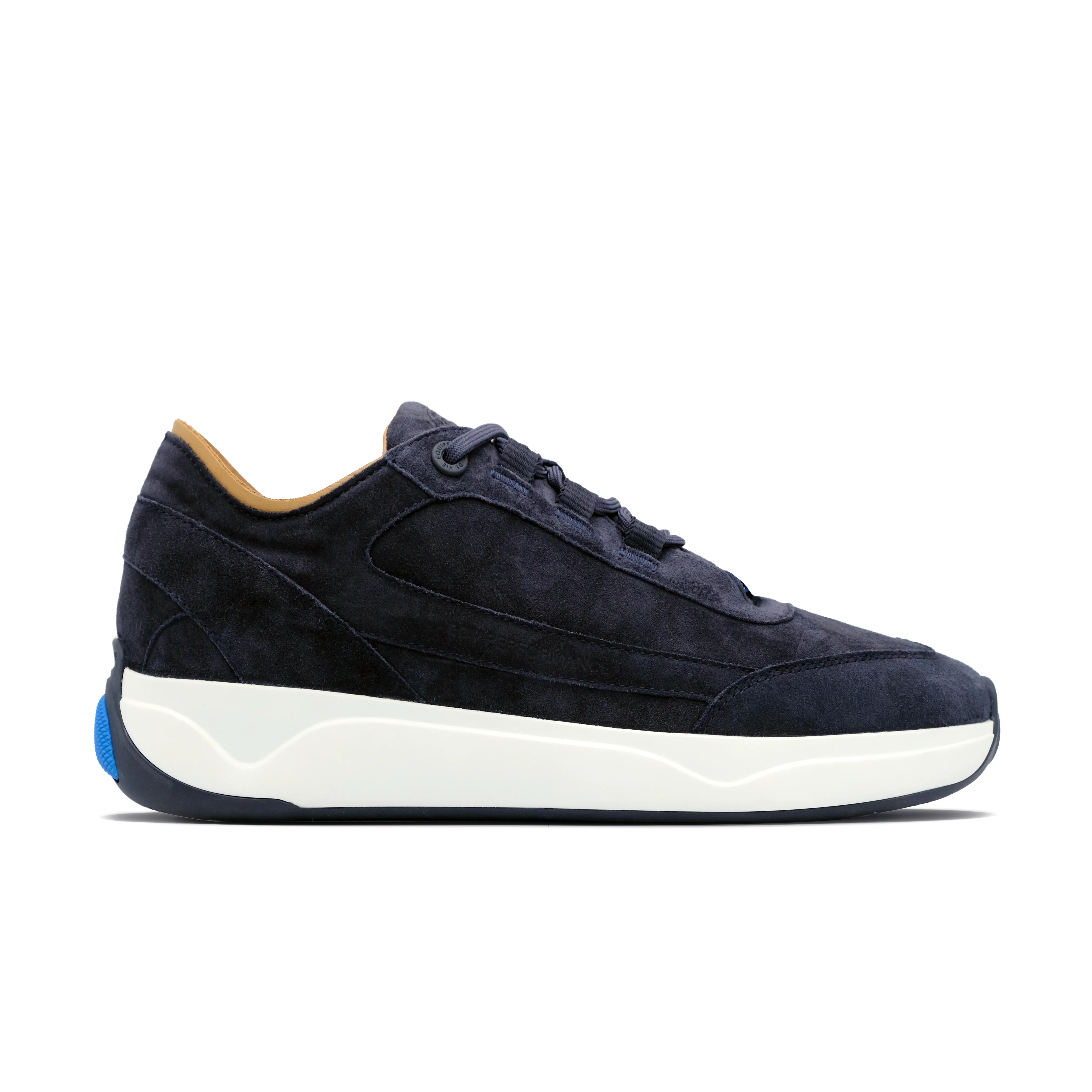 EDV x i:D Lemieux Suede Bootsschuh Navy Wildleder