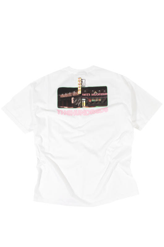 The Hundreds X Katz's Structure T-Shirt Weiß XL Vintage
