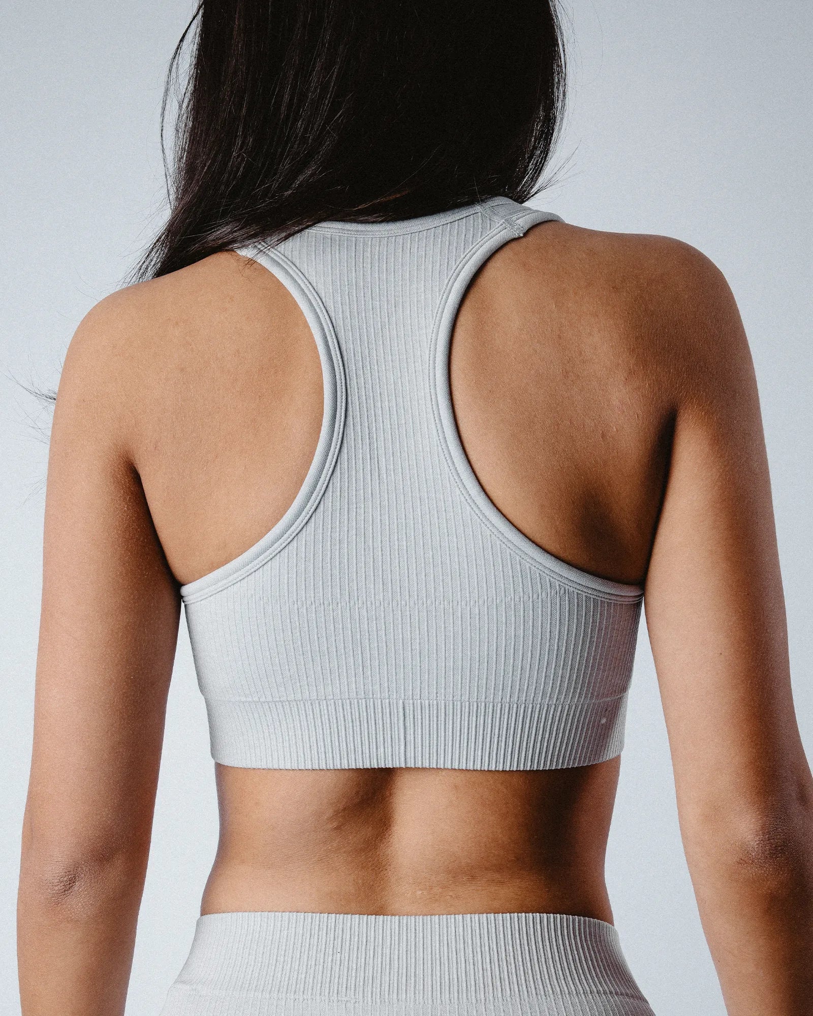 Salming Soft Rib Bra Sport-BH M schwarz leicht