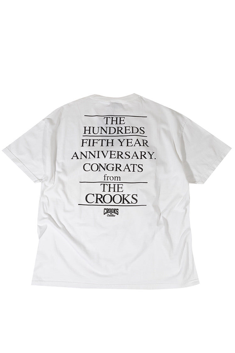 The Hundreds Crooks Castles 5th Anniversary T-Shirt Weiß XXL