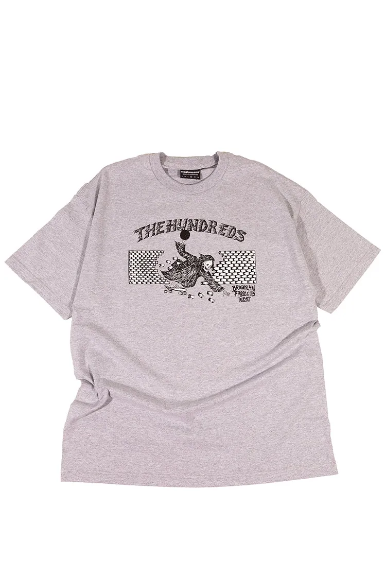 The Hundreds Rip Thru T-Shirt Athletic Heather XL Vintage