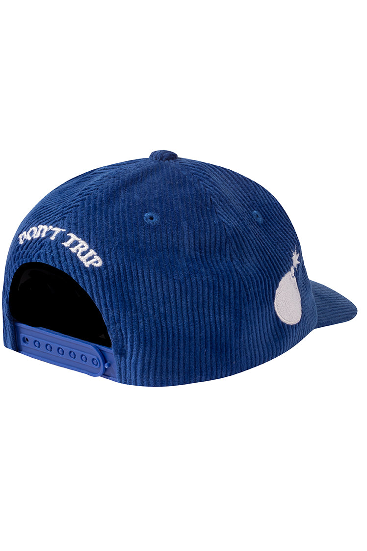 The Hundreds Headwear Don't Trip Snapback Cap Royal Blue OS