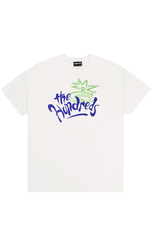 The Hundreds Planet Thirst T-Shirt Oversize Baumwolle Weiß L