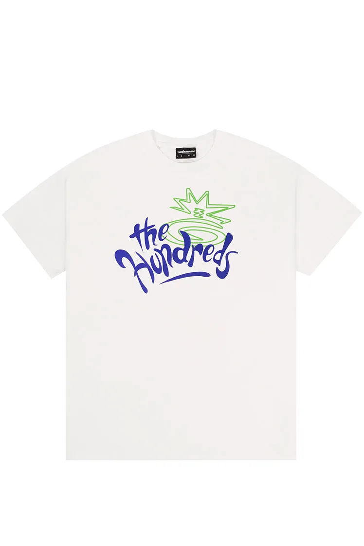 The Hundreds Planet Thirst T-Shirt Oversize Baumwolle Weiß L