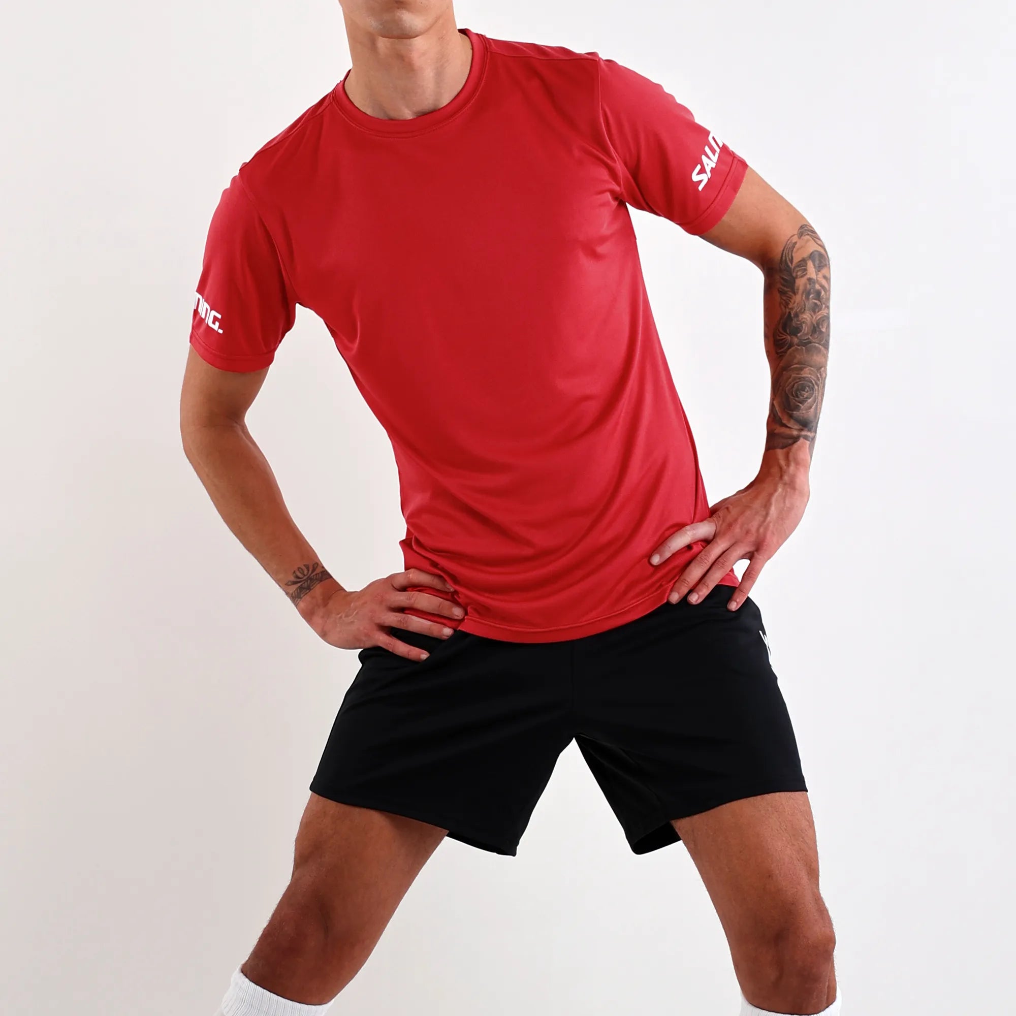 Salming Core 22 Trainingsshirt Herren Gr. M schwarz