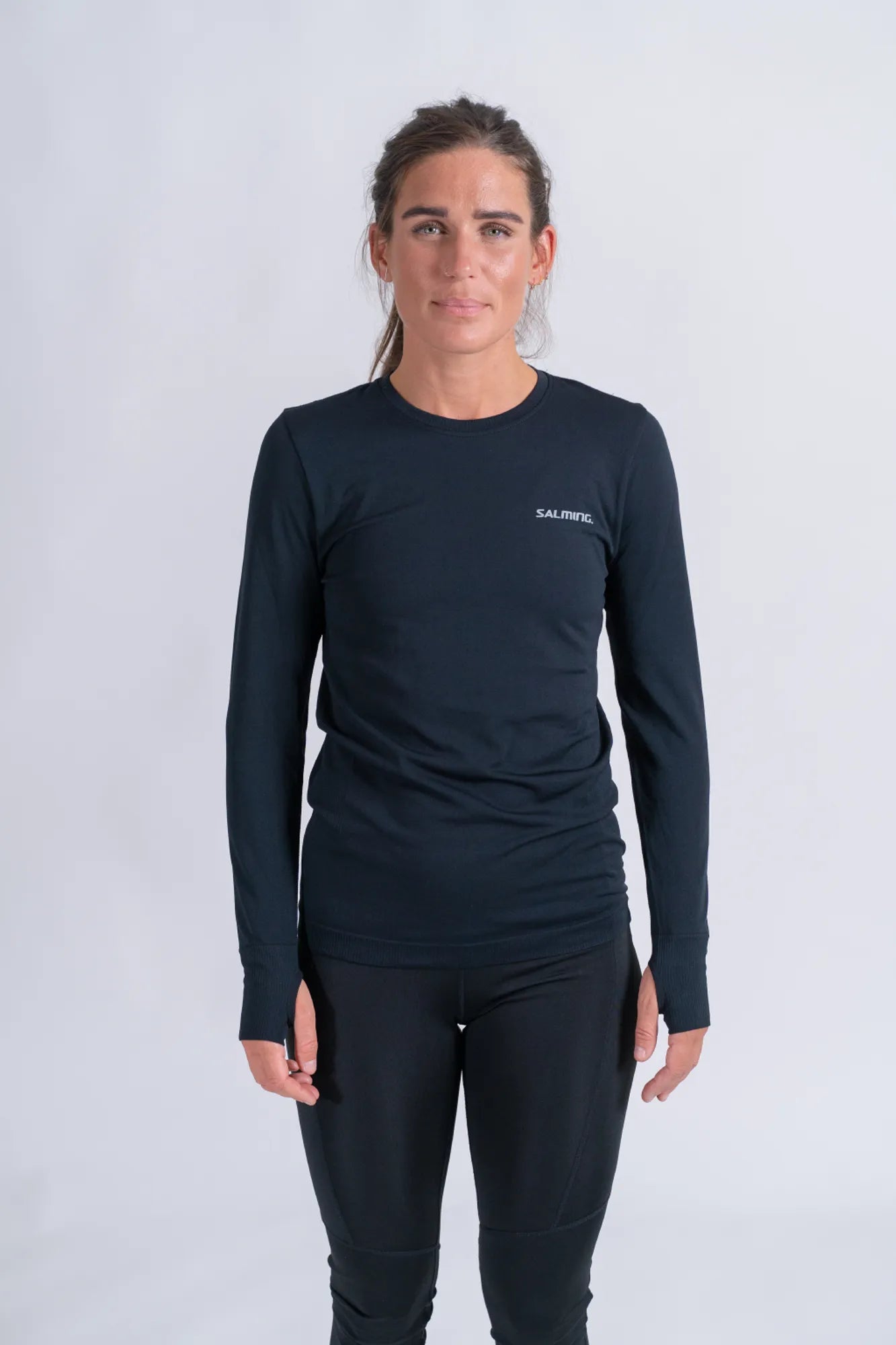 Salming Seamless LS Tee Wmn Langarmshirt M