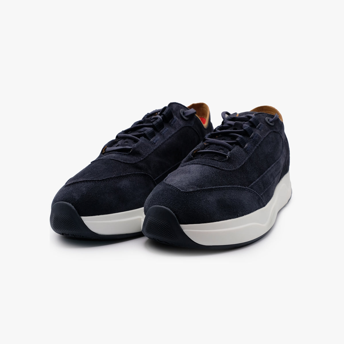 EDV x i:D Lemieux Suede Bootsschuh Navy Wildleder