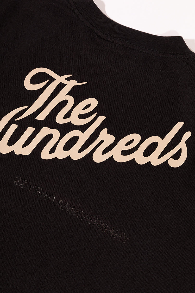 The Hundreds Slant Anniversary T-Shirt Schwarz