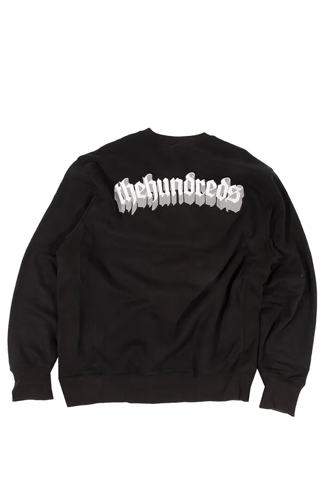 The Hundreds Shadow Crewneck Sweatshirt Schwarz 2XL Vintage