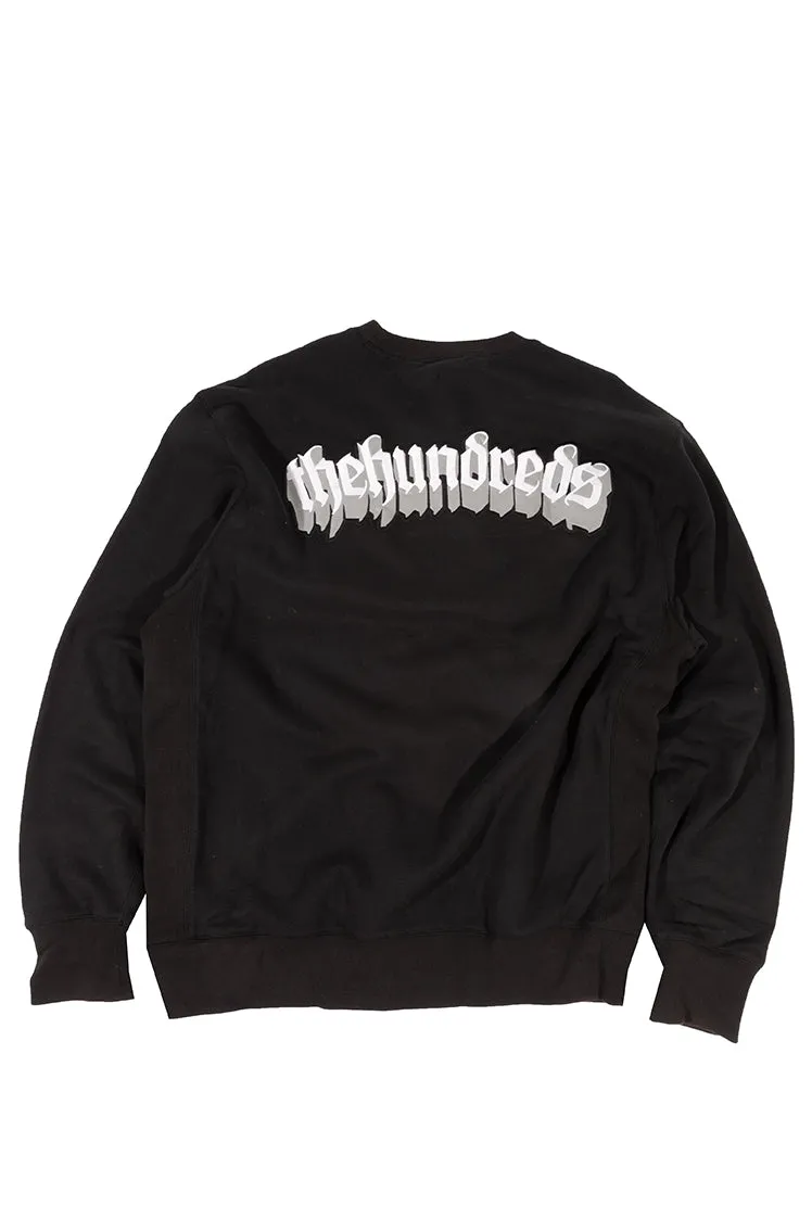 The Hundreds Shadow Crewneck Sweatshirt Schwarz 2XL Vintage