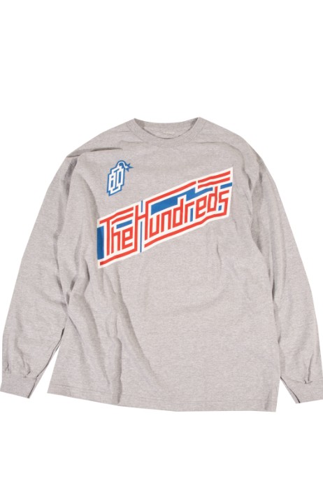 The Hundreds Shifted Graphic Tees Langarm-Shirt Athletic Heather XL
