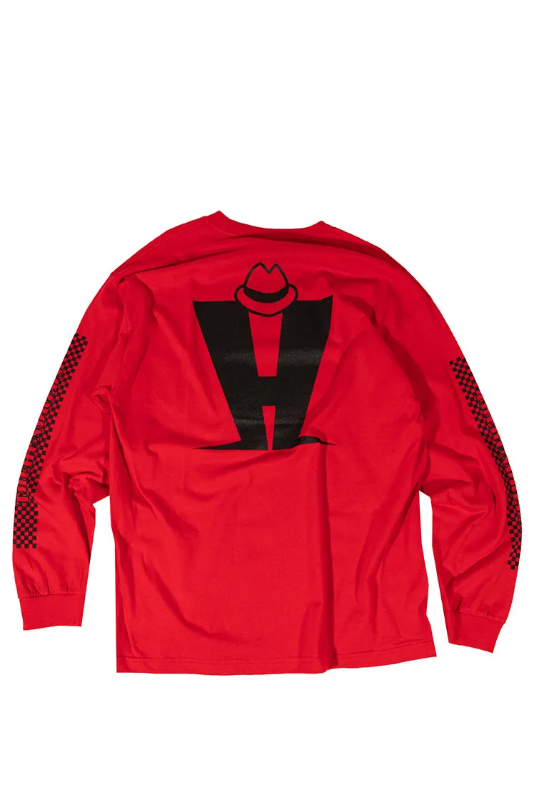 The Hundreds Hidden H L/S T-Shirt Rot XL Langarm