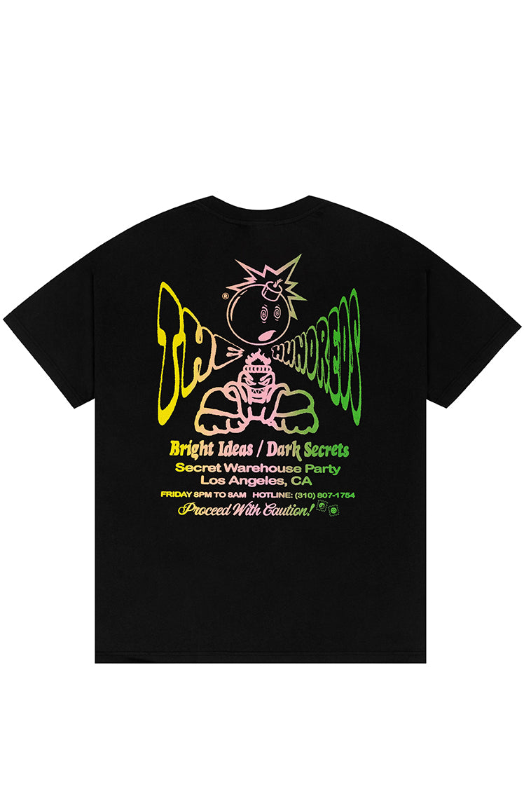 The Hundreds After Hours T-Shirt Baumwolle Schwarz Oversize