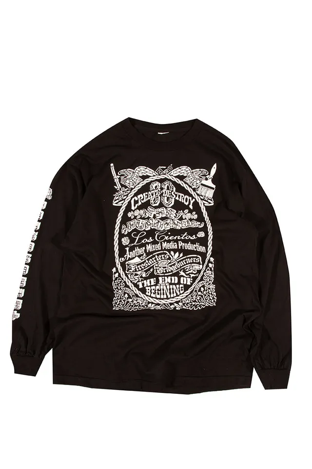 The Hundreds Create Destroy Langarmshirt Schwarz XL