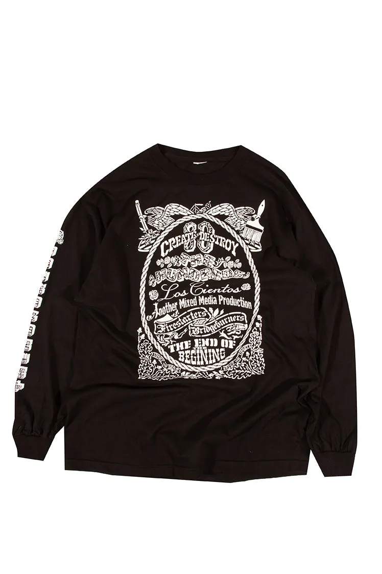 The Hundreds Create Destroy Langarmshirt Schwarz XL