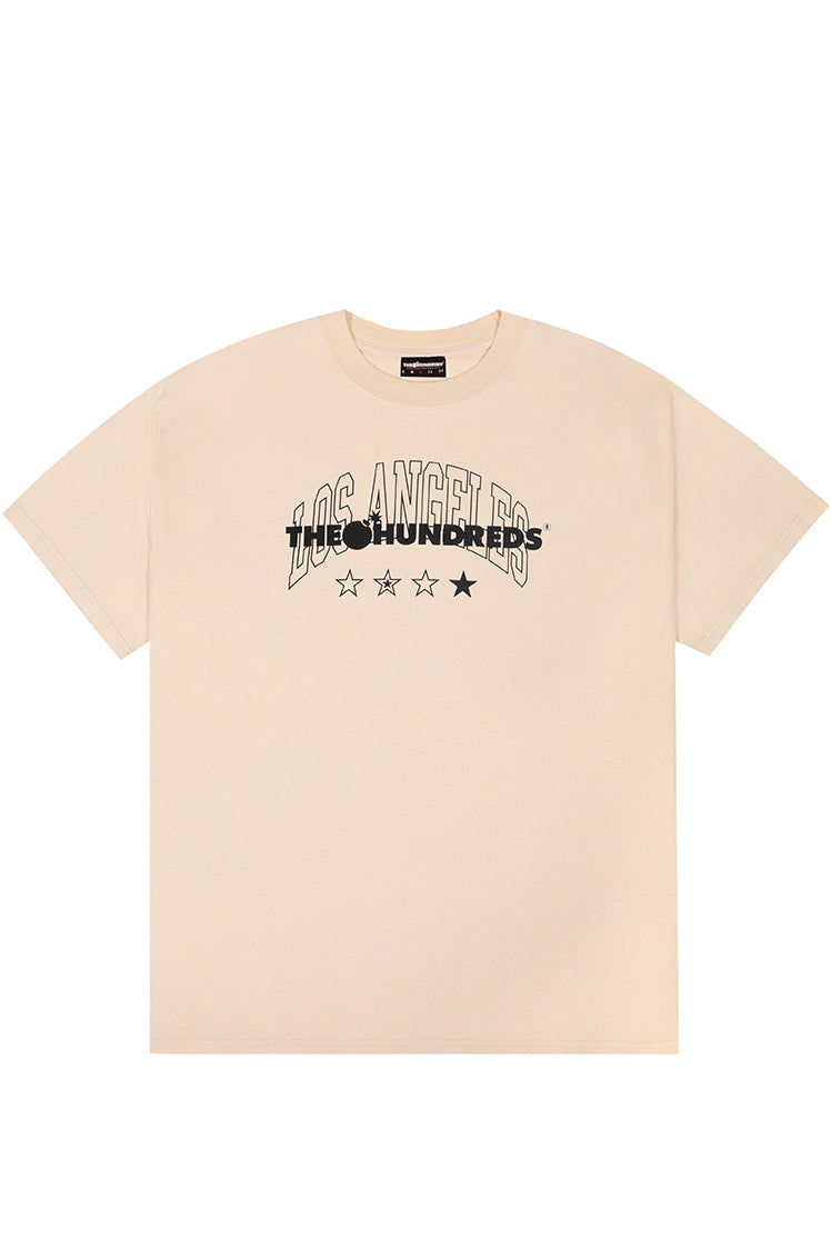 The Hundreds Loaded Bar T-Shirt Off-White Baumwolle