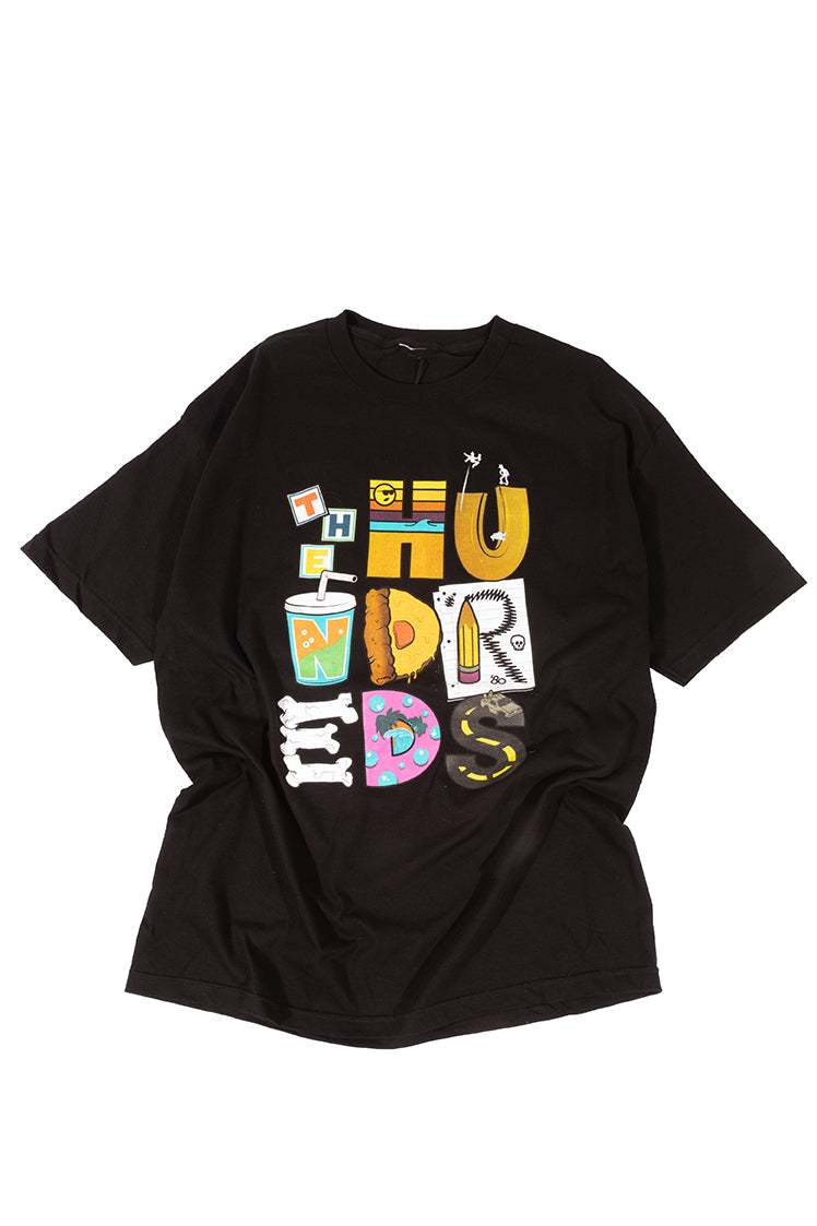 The Hundreds Boardwalk T-Shirt Vintage Schwarz 2XL