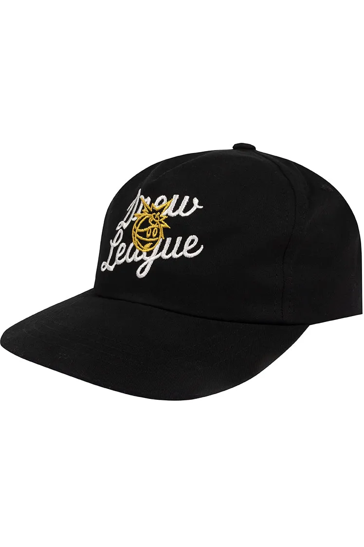 The Hundreds Drew League Snapback Schwarz OS
