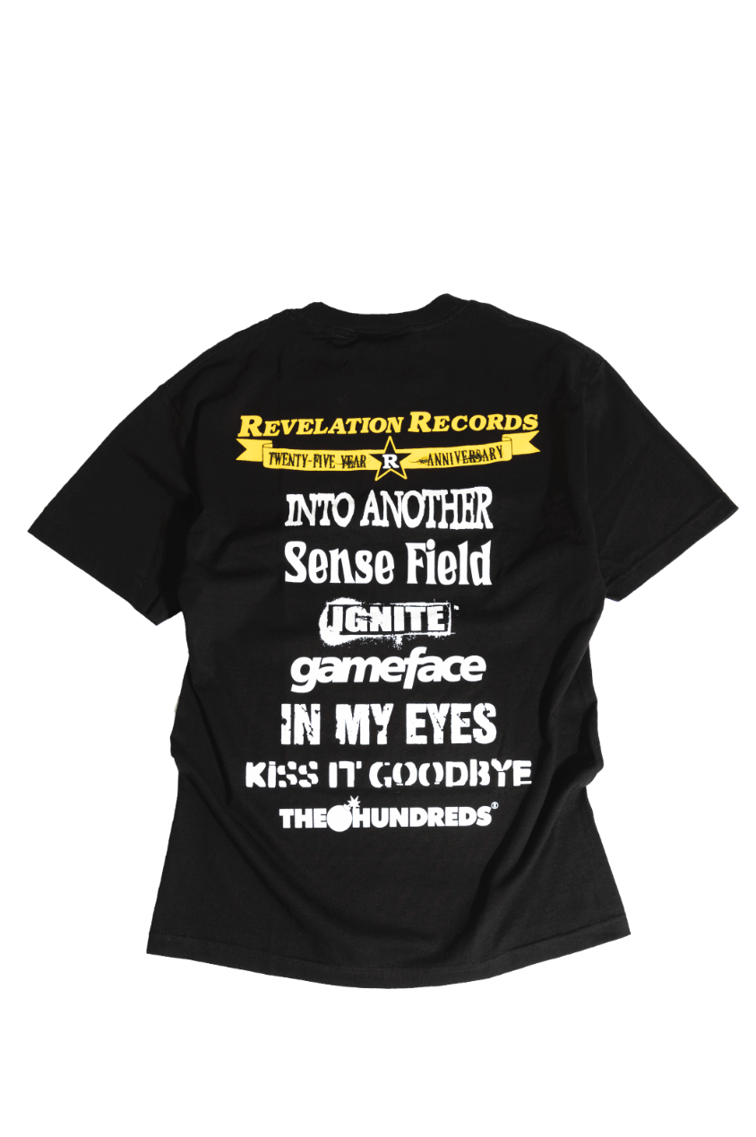 The Hundreds Revelation Records 25th Anniversary T-Shirt M