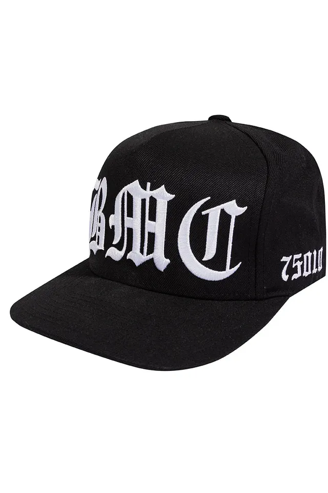 The Hundreds BMC Snapback Cap OS Schwarz Stickerei