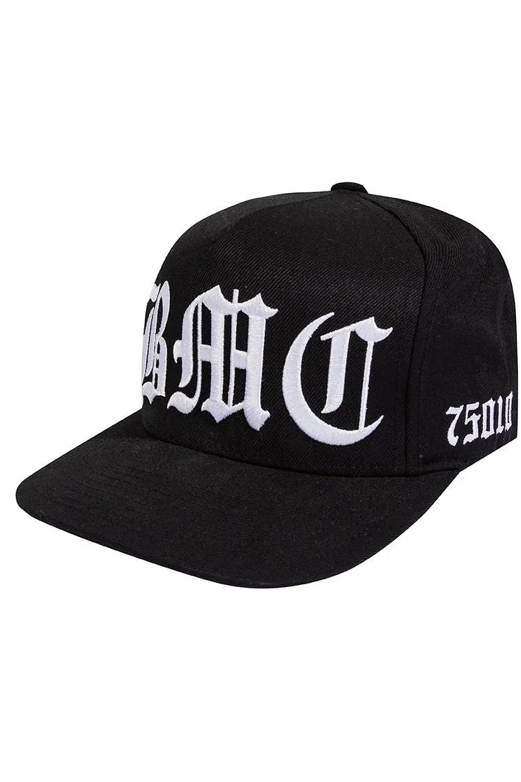 The Hundreds BMC Snapback Cap OS Schwarz Stickerei