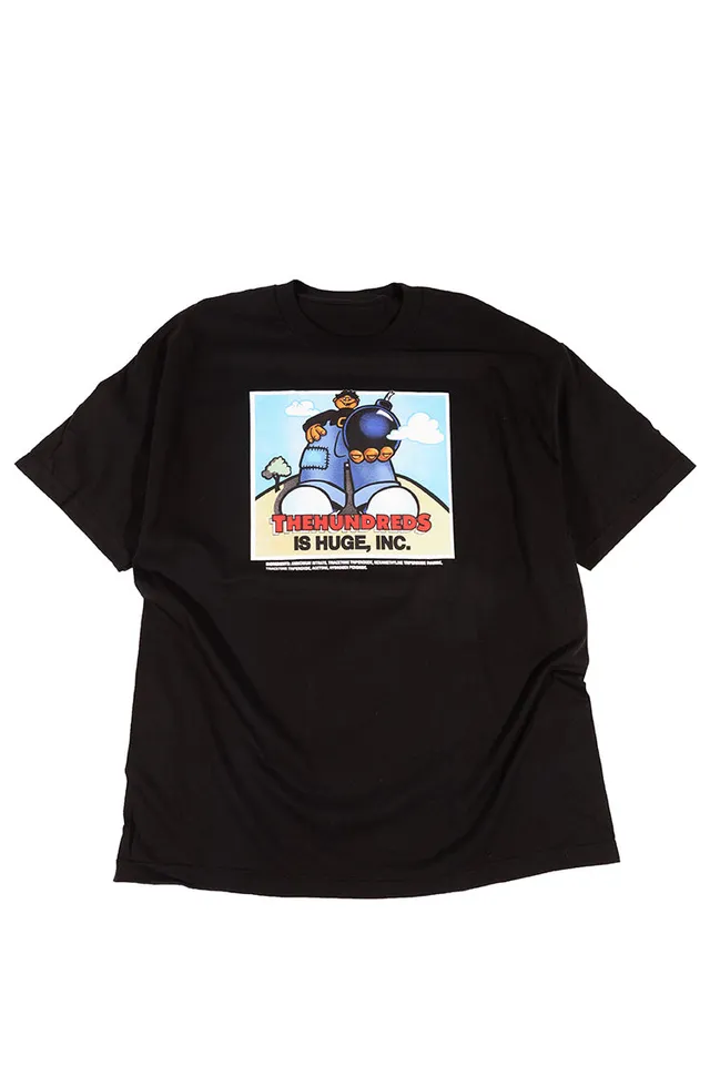 The Hundreds Graphic Tees Gum T-Shirt Schwarz XL Print