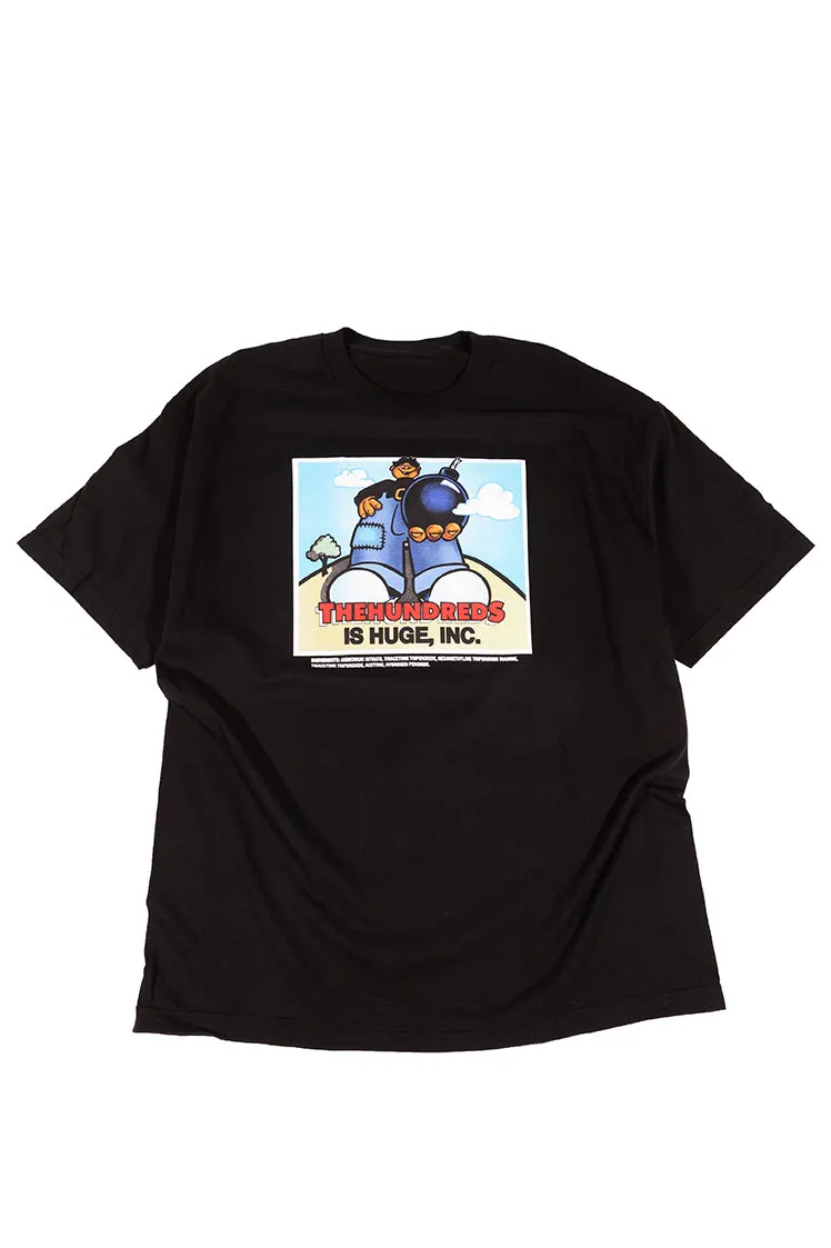 The Hundreds Graphic Tees Gum T-Shirt Schwarz XL Print