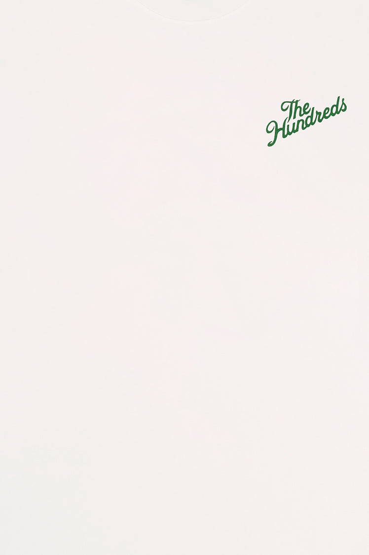 The Hundreds Slant T-Shirt Weiß Oversize Baumwolle Slant