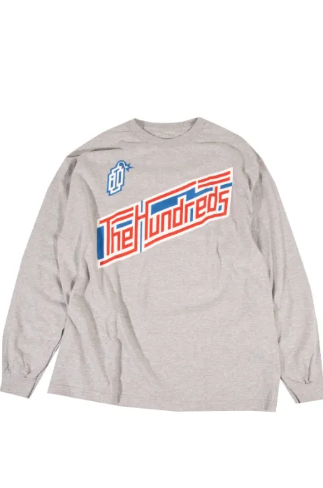 The Hundreds Shifted Graphic Tees Langarm-Shirt Athletic Heather XL