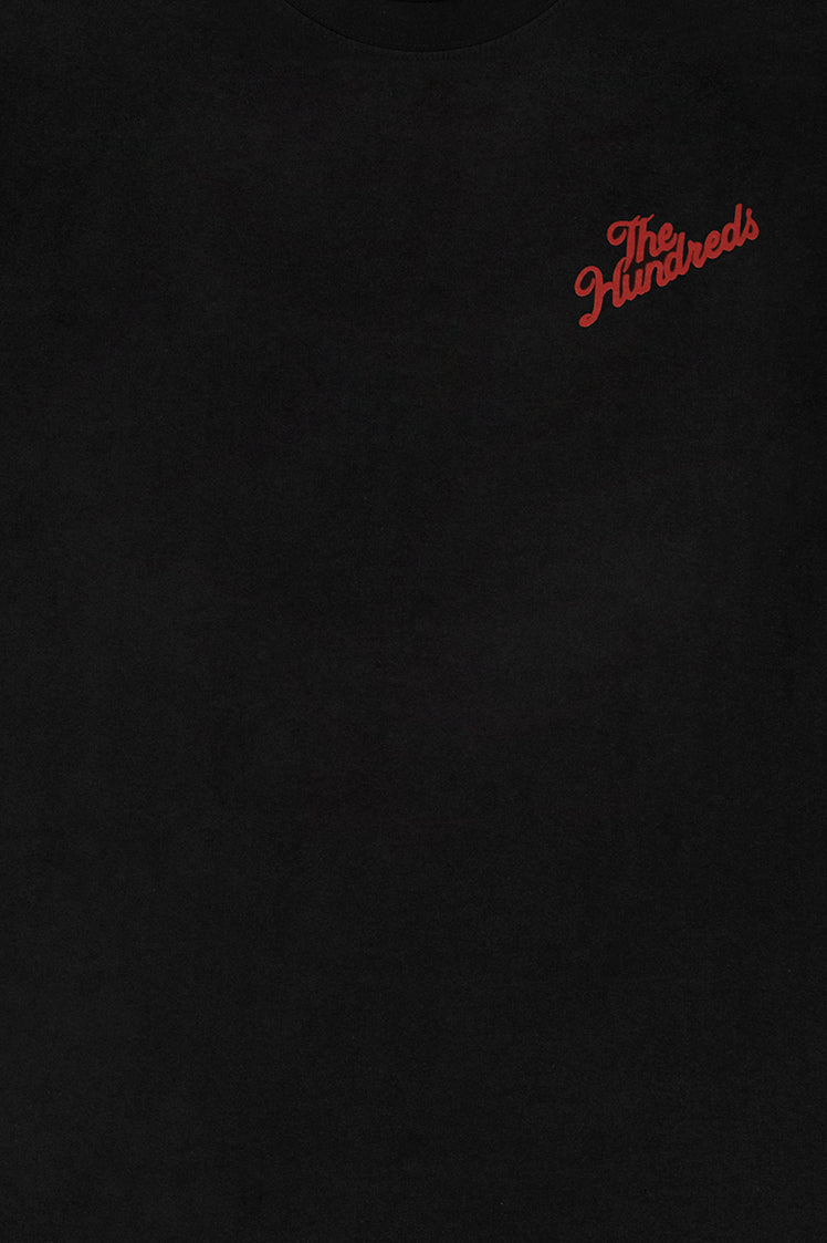 The Hundreds Slant T-Shirt Weiß Oversize Baumwolle Slant