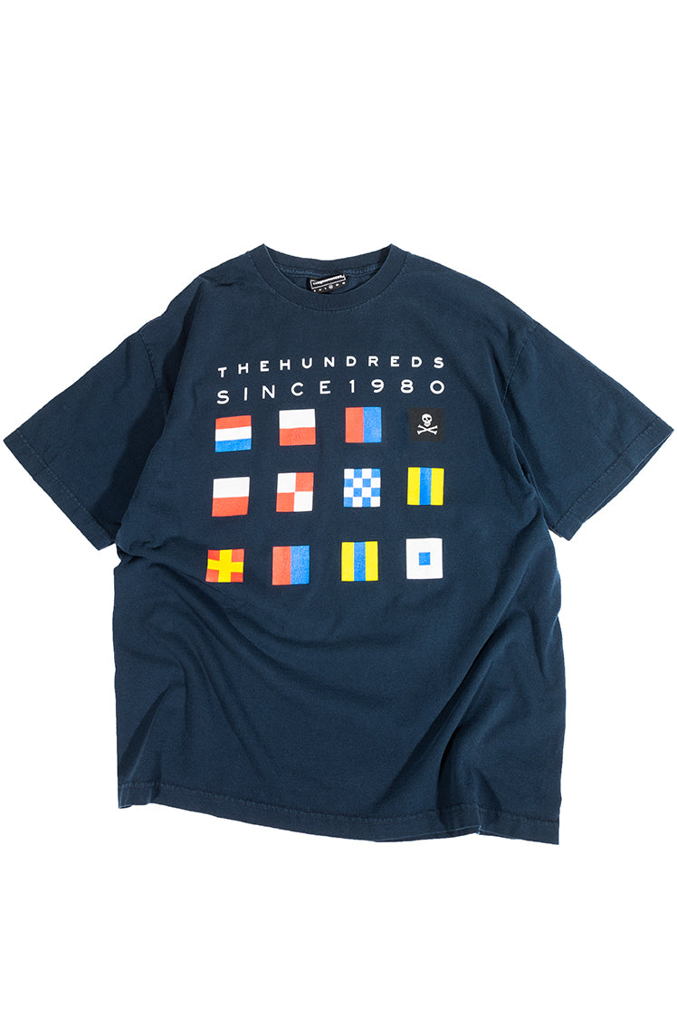 The Hundreds Nautical T-Shirt Herren Navy XL Vintage