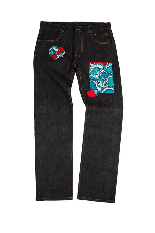 The Hundreds Aaron Kai Denim Jeans Dunkelblau 34